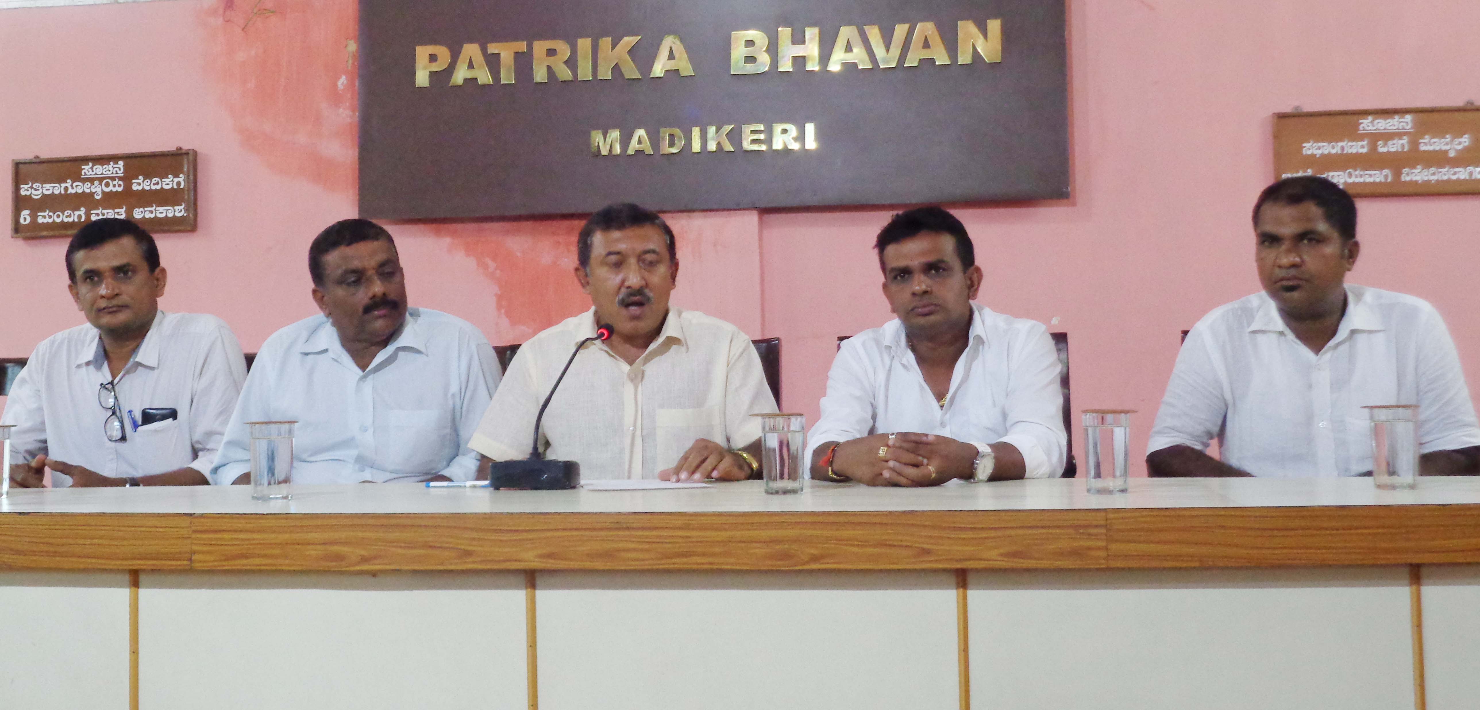 ಕಲಬೆರಕೆ ಕಾಳು ಮೆಣಸಿದ್ದರೆ ಕ್ರಮ ಕೈಗೊಳ್ಳಿ : ವಿರಾಜಪೇಟೆ ಬಿಜೆಪಿ ಸವಾಲು